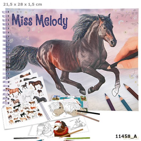 Szkicownik z konikiem Miss Melody 11458A
