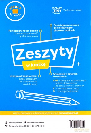 Szkoła na miarę zeszyt w kratkę B EDYCJA 2021 [KSIĄŻKA]