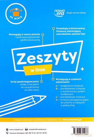 Szkoła na miarę zeszyt w linie D EDYCJA 2021 [KSIĄŻKA]