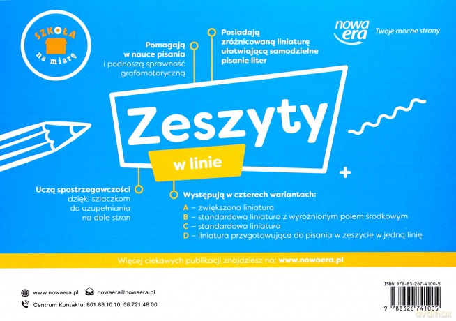 Szkoła na miarę zeszyt z większą liniaturą A EDYCJA 2021 [KSIĄŻKA]