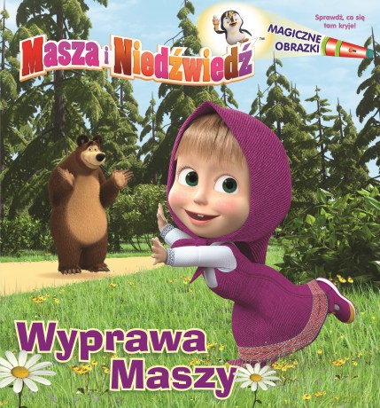 Wyprawa Maszy. Magiczne obrazki. Masza i niedźwiedź [KSIĄŻKA]