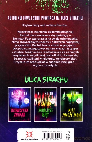 Zabójcze gry. Ulica Strachu - R.L. Stine [KSIĄŻKA]