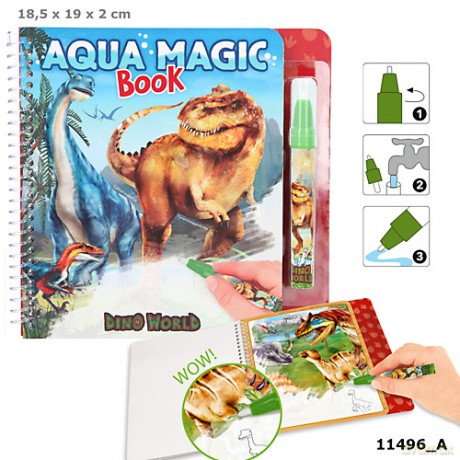Zestaw Dino Aqua Magic z flamastrem do napełniania wodą 11496A