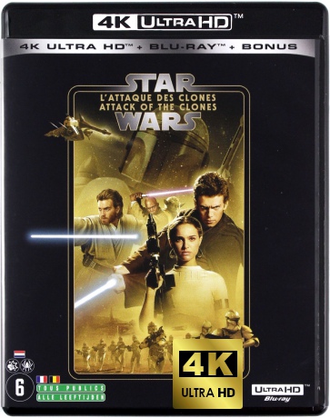 Star Wars: Episode II - Attack of the Clones (Gwiezdne wojny: Część II - Atak klonów) [Blu-Ray 4K]+[2xBlu-Ray]