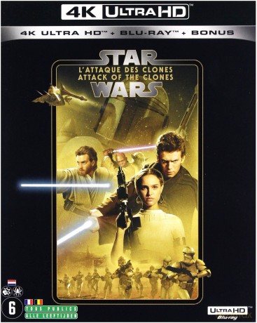 Star Wars: Episode II - Attack of the Clones (Gwiezdne wojny: Część II - Atak klonów) [Blu-Ray 4K]+[2xBlu-Ray]