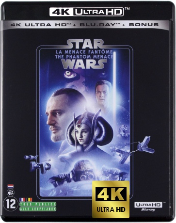 Star Wars: Episode I - The Phantom Menace (Gwiezdne wojny: Część I - Mroczne widmo) [Blu-Ray 4K]+[2xBlu-Ray]