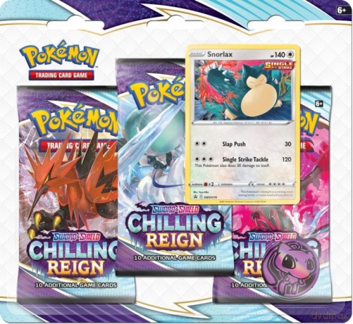 Blister Chilling Reign Snorlax 3-pak [KARTY]
