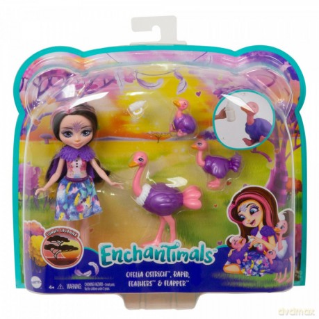 Lalka Enchantimals Rodzina Strus Ofelia