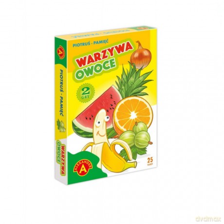 Piotruś Pamięć: Warzywa i owoce [KARTY]