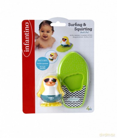 Psikawka na wodę - Pingwin surfer Infantino