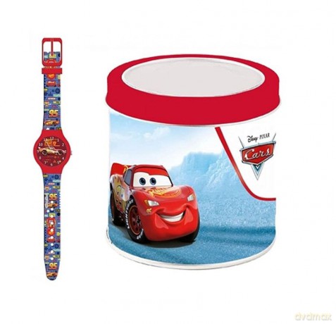 Zegarek analogowy w puszce Diakakis - Cars/Auta
