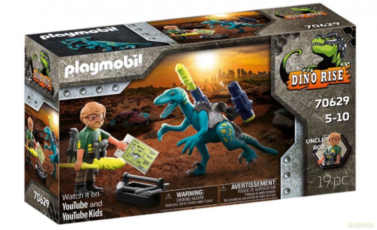 Zestaw DINO Rise 70629 Wujek Rob Przygotowanie do bitwy