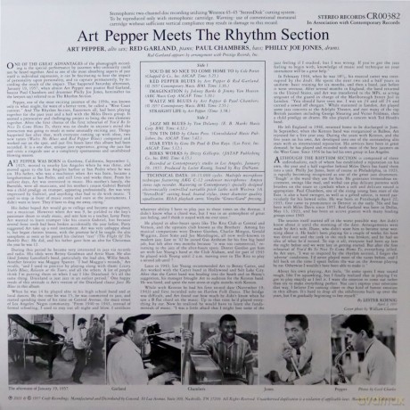 Art. Pepper: Art Pepper Meets The Rhythm Section [Winyl]