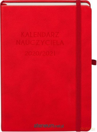 Kalendarz 2021/2022 Nauczyciela A5 czerwony [KALENDARZ]