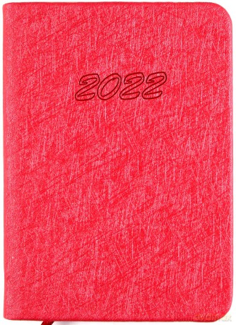 Kalendarz 2022 A7 Tyg. Rock czerwony [KALENDARZ]