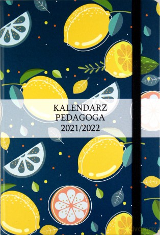 Kalendarz Pedagoga 2021/2022 A5 Tyg. Hip Hop cytryna [KALENDARZ]