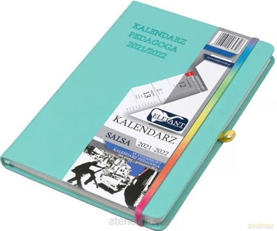 Kalendarz Pedagoga 2021/2022 A5 Tyg. Salsa akwamaryna [KALENDARZ]