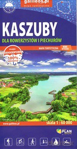 Mapa turystyczna - Kaszuby dla rowerzystów i piechurów 1: 60 000 Wodoodporna