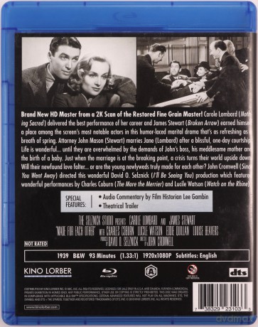 Made For Each Other (Stworzeni dla siebie) [Blu-Ray]