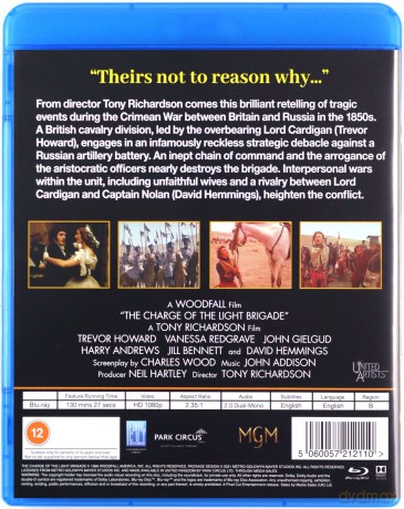 The Charge Of The Light Brigade (Szarża lekkiej brygady) [Blu-Ray]
