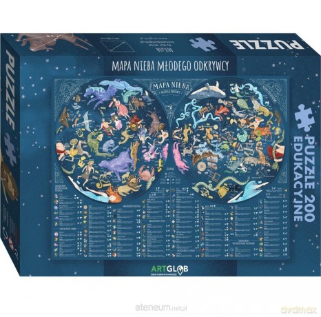 ARTGLOB 200 el. - Mapa Nieba Młodego Odkrywcy [PUZZLE]