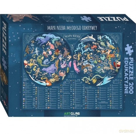 ARTGLOB 200 el. - Mapa Nieba Młodego Odkrywcy [PUZZLE]