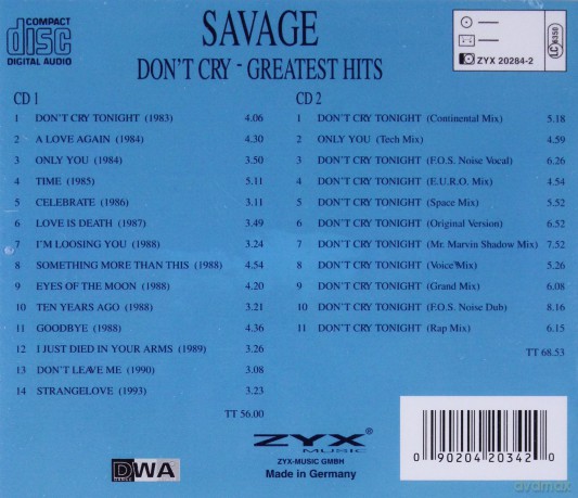 Don't Cry- Greatest Hits [2CD]
