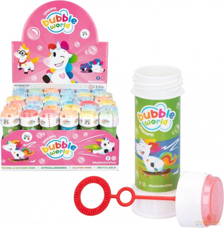 Bańki mydlane 60 ml Jednorożec (36 szt)