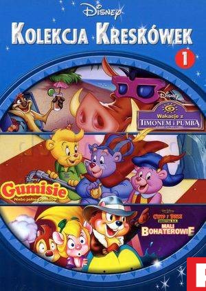 Kolekcja kreskówek Disney 1: Chip i Dale: Drużyna R.R.: Mali bohaterowie/Gumisie: Niebo pełne Gumisiów/Wakacje z Timonem i Pumbą [3DVD]