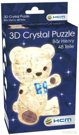 Crystal puzzle Miś Henry brązowy [PUZZLE]