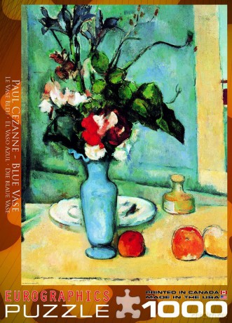 EUROGRAPHICS 1000 el. Niebieska waza, Paul Cezanne [PUZZLE]