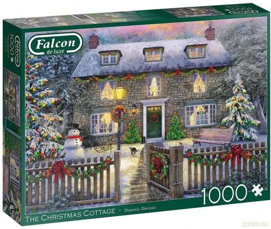 1000 el. Falcon Dom w świątecznej oprawie [PUZZLE]