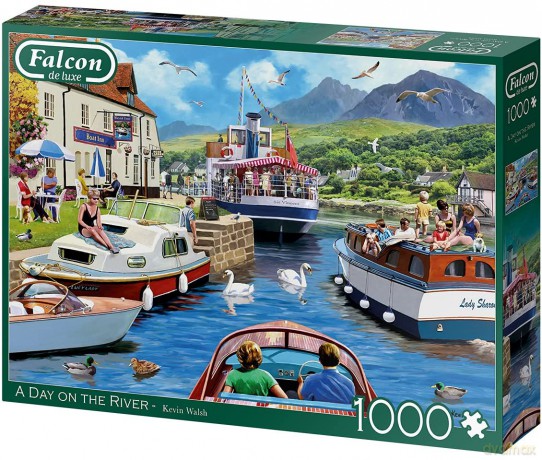 1000 el. Falcon Relaks nad rzeką [PUZZLE]