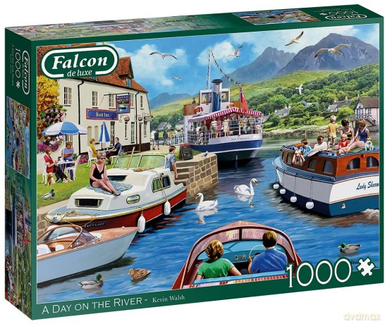 1000 el. Falcon Relaks nad rzeką [PUZZLE]