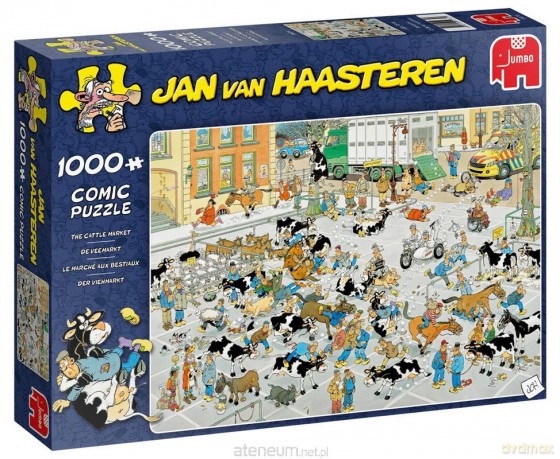 1000 el. Haasteren Giełda zwierząt [PUZZLE]