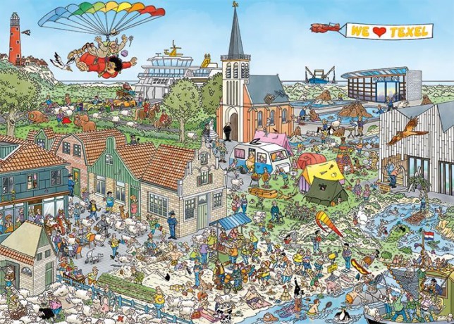 1000 el. Haasteren Zacisze" na wyspie Texel" [PUZZLE]
