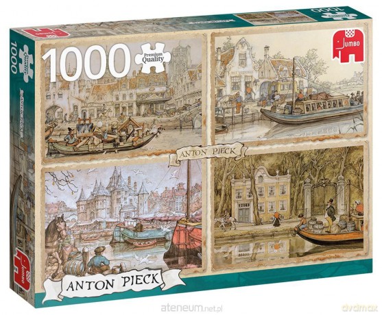 1000 el. PC Pieck Łodzie kanałowe [PUZZLE]