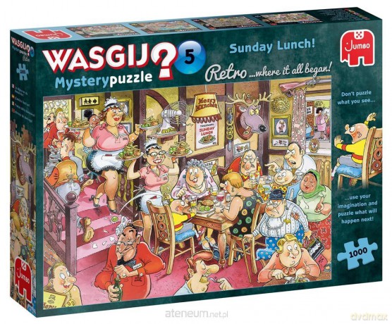 1000 el. Wasgij Niedzielny obiad [PUZZLE]