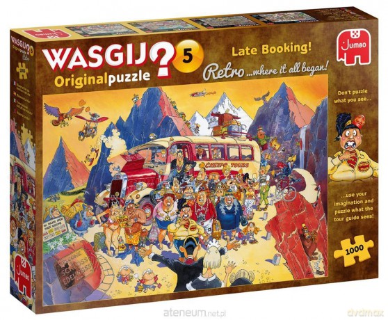 1000 el. Wasgij Późna rezerwacja [PUZZLE]