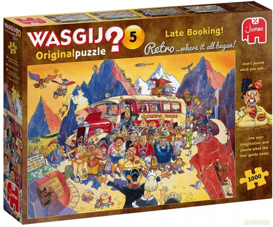 1000 el. Wasgij Późna rezerwacja [PUZZLE]