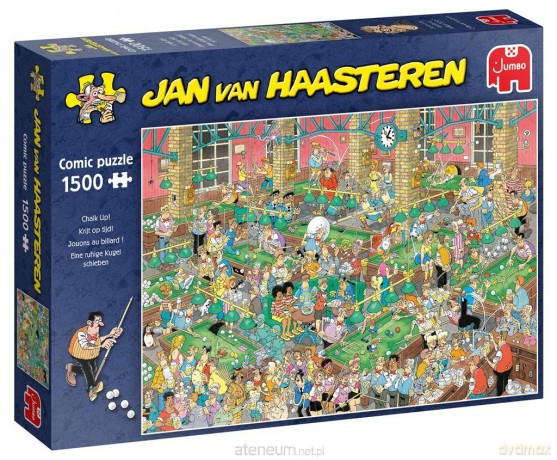 1500 el. Haasteren Klub bilardowy [PUZZLE]