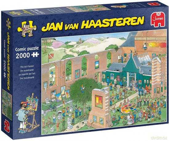 2000 el. Haasteren Wystawa dzieł sztuki [PUZZLE]