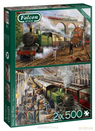 2x500 el. Falcon Kolejowy przewóz poczty [PUZZLE]