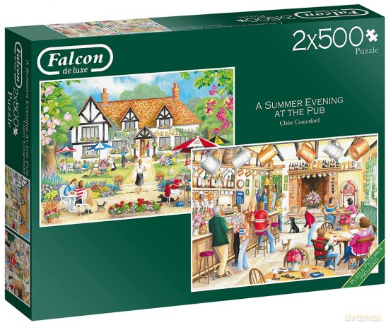 2x500 el. Falcon Letni wieczór w pubie [PUZZLE]