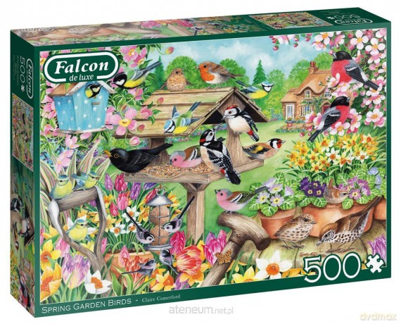 500 el. Falcon Karmnik dla ptaków wiosną [PUZZLE]