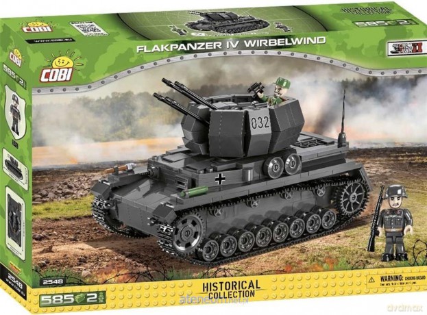 HC WWII Aircraft Carri Flakpanzer IV Wirbelwind [KLOCKI]