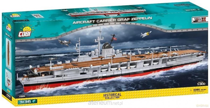 HC WWII Aircraft Carrier Graf Zeppelin [KLOCKI]
