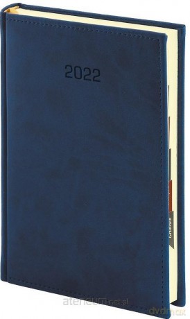 Kalendarz 2022 A4 Vivella tygodniowy Granatowy [KALENDARZ]