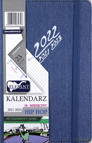 Kalendarz 2022 A5 Tygodniowy Hip Hop jeans [KALENDARZ]