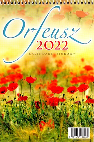 Kalendarz 2022 Biurowy Orfeusz BF2 [KALENDARZ]